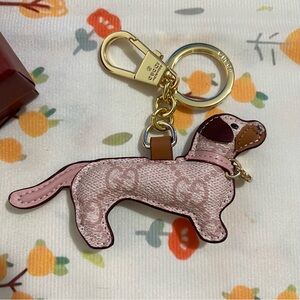 Gucci Dachshund-Shaped Keychain